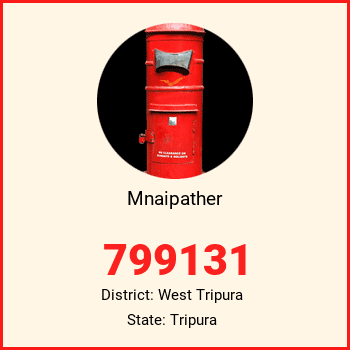 Mnaipather pin code, district West Tripura in Tripura