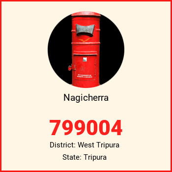 Nagicherra pin code, district West Tripura in Tripura