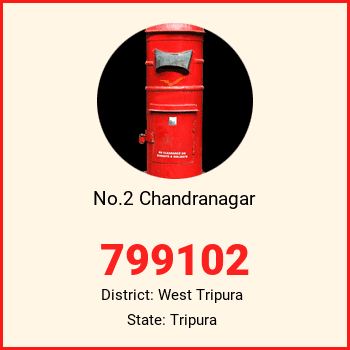 No.2 Chandranagar pin code, district West Tripura in Tripura