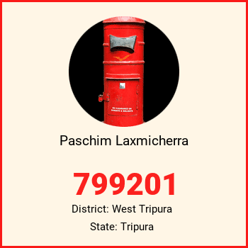 Paschim Laxmicherra pin code, district West Tripura in Tripura