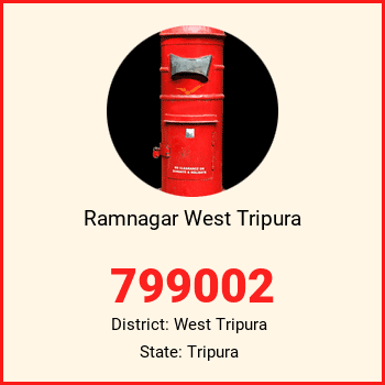 Ramnagar West Tripura pin code, district West Tripura in Tripura