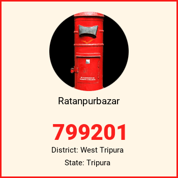 Ratanpurbazar pin code, district West Tripura in Tripura