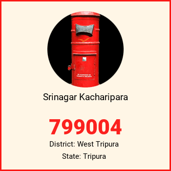 Srinagar Kacharipara pin code, district West Tripura in Tripura