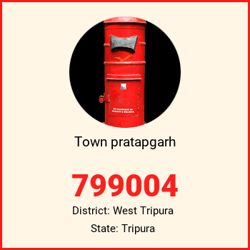 Town pratapgarh pin code, district West Tripura in Tripura