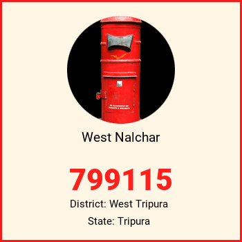 West Nalchar pin code, district West Tripura in Tripura
