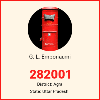 G. L. Emporiaumi pin code, district Agra in Uttar Pradesh