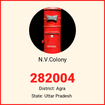 N.V.Colony pin code, district Agra in Uttar Pradesh