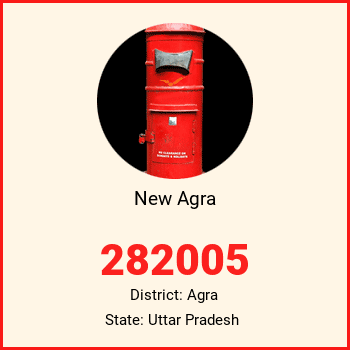New Agra pin code, district Agra in Uttar Pradesh