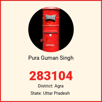 Pura Guman Singh pin code, district Agra in Uttar Pradesh