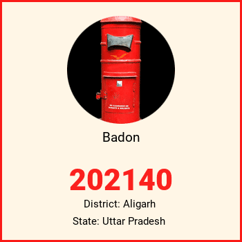 Badon pin code, district Aligarh in Uttar Pradesh