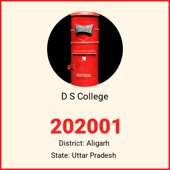 D S College pin code, district Aligarh in Uttar Pradesh