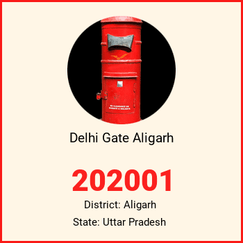 Delhi Gate Aligarh pin code, district Aligarh in Uttar Pradesh