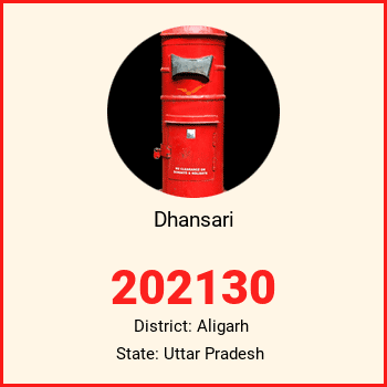 Dhansari pin code, district Aligarh in Uttar Pradesh