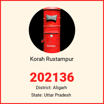 Korah Rustampur pin code, district Aligarh in Uttar Pradesh