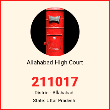 Allahabad High Court pin code, district Allahabad in Uttar Pradesh