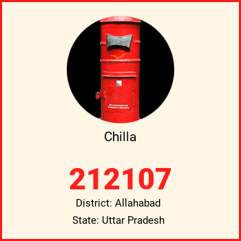 Chilla pin code, district Allahabad in Uttar Pradesh