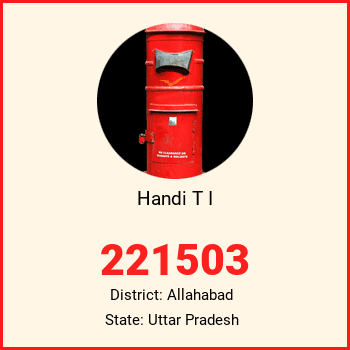 Handi T I pin code, district Allahabad in Uttar Pradesh
