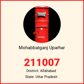 Mohabbatganj Uparhar pin code, district Allahabad in Uttar Pradesh