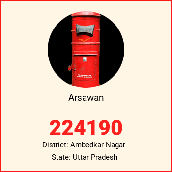 Arsawan pin code, district Ambedkar Nagar in Uttar Pradesh