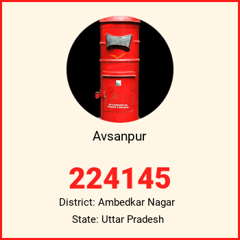 Avsanpur pin code, district Ambedkar Nagar in Uttar Pradesh