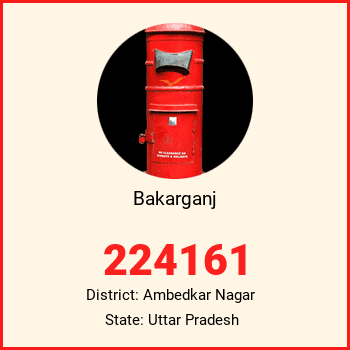 Bakarganj pin code, district Ambedkar Nagar in Uttar Pradesh