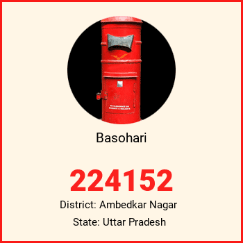 Basohari pin code, district Ambedkar Nagar in Uttar Pradesh