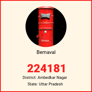 Bemaval pin code, district Ambedkar Nagar in Uttar Pradesh