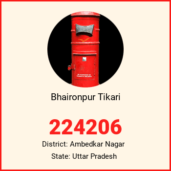 Bhaironpur Tikari pin code, district Ambedkar Nagar in Uttar Pradesh