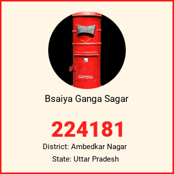 Bsaiya Ganga Sagar pin code, district Ambedkar Nagar in Uttar Pradesh