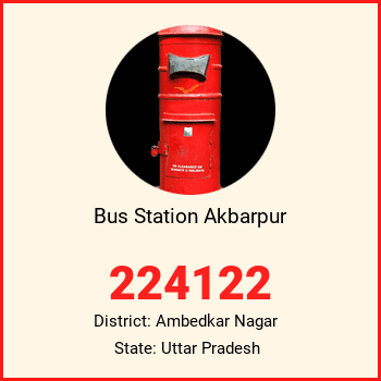 Bus Station Akbarpur pin code, district Ambedkar Nagar in Uttar Pradesh