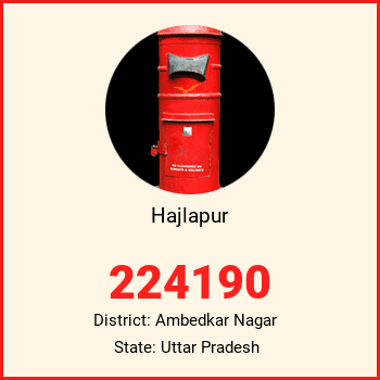 Hajlapur pin code, district Ambedkar Nagar in Uttar Pradesh