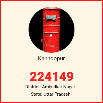 Kannoopur pin code, district Ambedkar Nagar in Uttar Pradesh