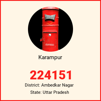 Karampur pin code, district Ambedkar Nagar in Uttar Pradesh
