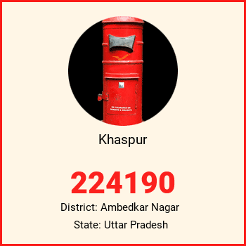 Khaspur pin code, district Ambedkar Nagar in Uttar Pradesh
