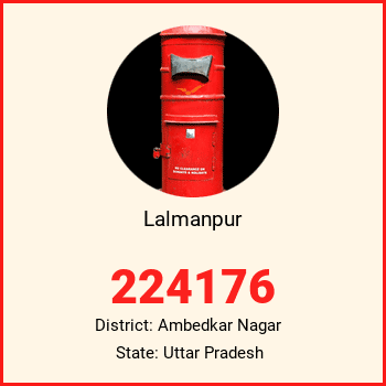 Lalmanpur pin code, district Ambedkar Nagar in Uttar Pradesh