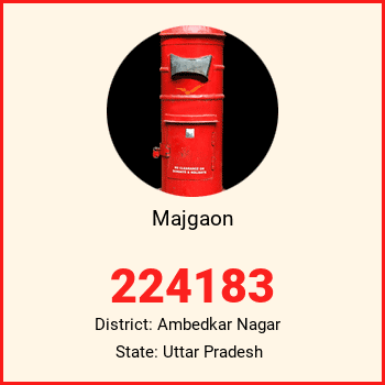 Majgaon pin code, district Ambedkar Nagar in Uttar Pradesh