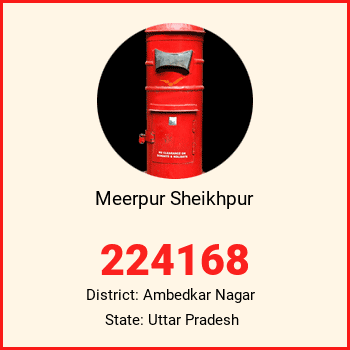 Meerpur Sheikhpur pin code, district Ambedkar Nagar in Uttar Pradesh