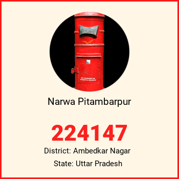 Narwa Pitambarpur pin code, district Ambedkar Nagar in Uttar Pradesh