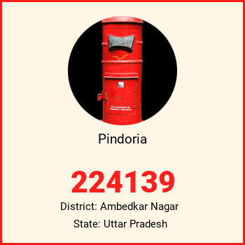 Pindoria pin code, district Ambedkar Nagar in Uttar Pradesh