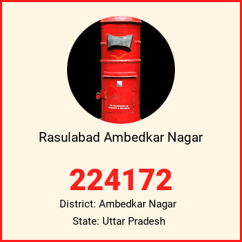 Rasulabad Ambedkar Nagar pin code, district Ambedkar Nagar in Uttar Pradesh