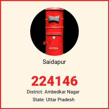 Saidapur pin code, district Ambedkar Nagar in Uttar Pradesh
