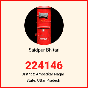 Saidpur Bhitari pin code, district Ambedkar Nagar in Uttar Pradesh
