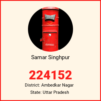 Samar Singhpur pin code, district Ambedkar Nagar in Uttar Pradesh