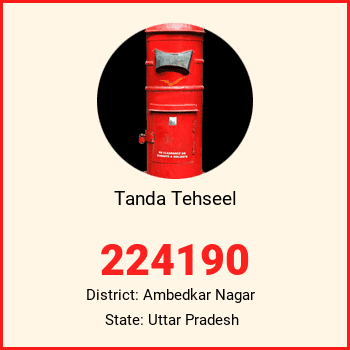 Tanda Tehseel pin code, district Ambedkar Nagar in Uttar Pradesh