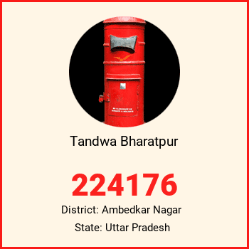 Tandwa Bharatpur pin code, district Ambedkar Nagar in Uttar Pradesh