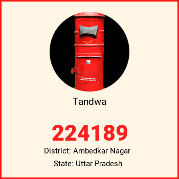 Tandwa pin code, district Ambedkar Nagar in Uttar Pradesh