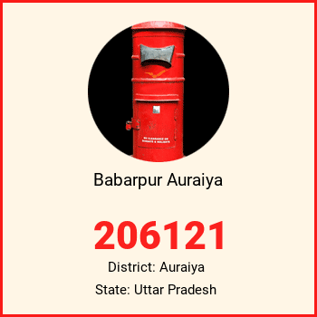 Babarpur Auraiya pin code, district Auraiya in Uttar Pradesh