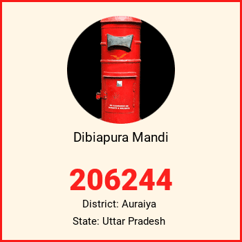 Dibiapura Mandi pin code, district Auraiya in Uttar Pradesh