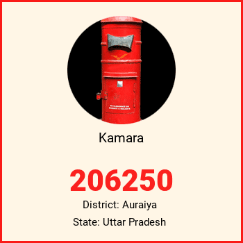 Kamara pin code, district Auraiya in Uttar Pradesh