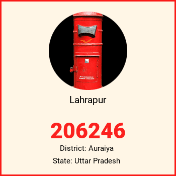 Lahrapur pin code, district Auraiya in Uttar Pradesh
